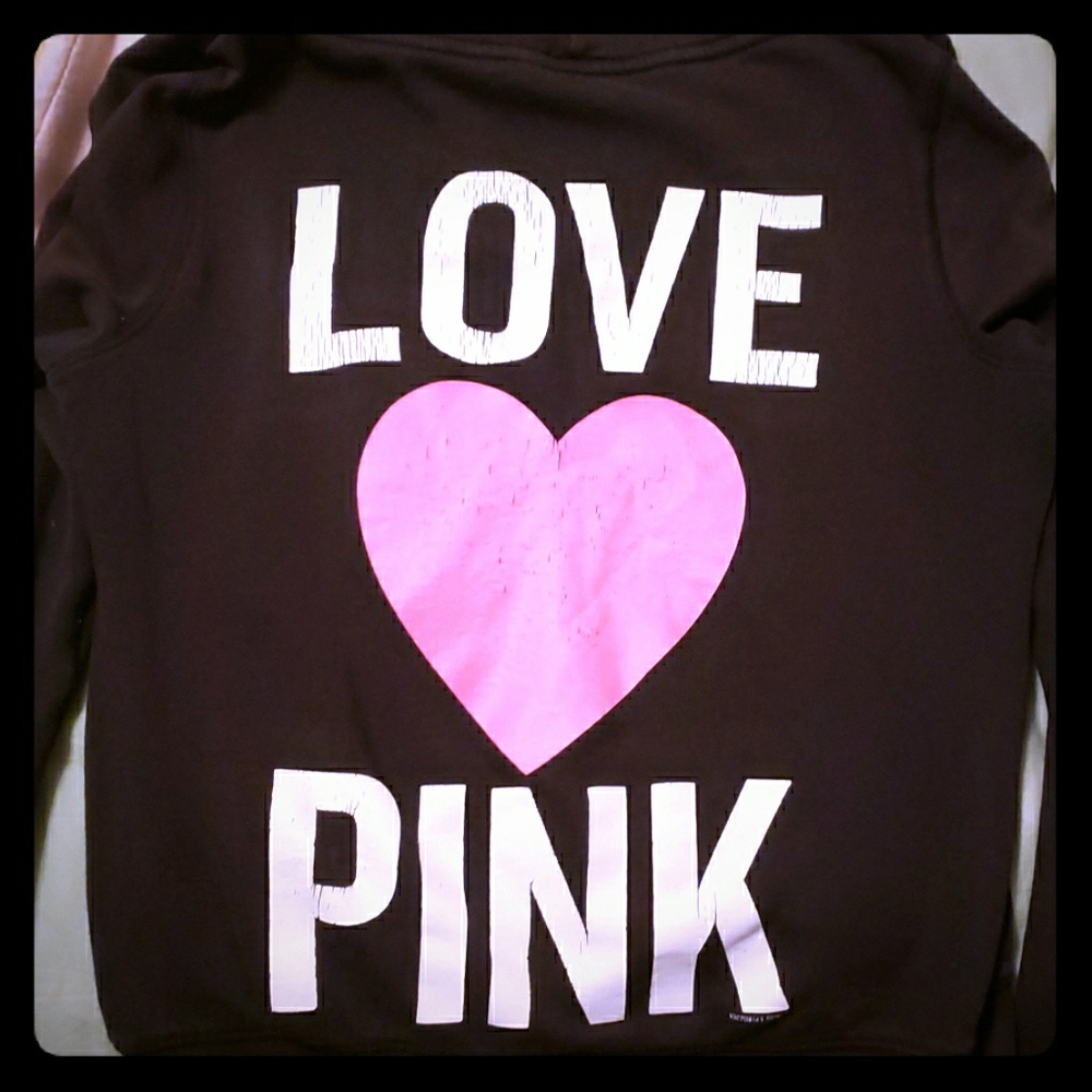 USED - VICTORIA SECRET ZIP HOODIE